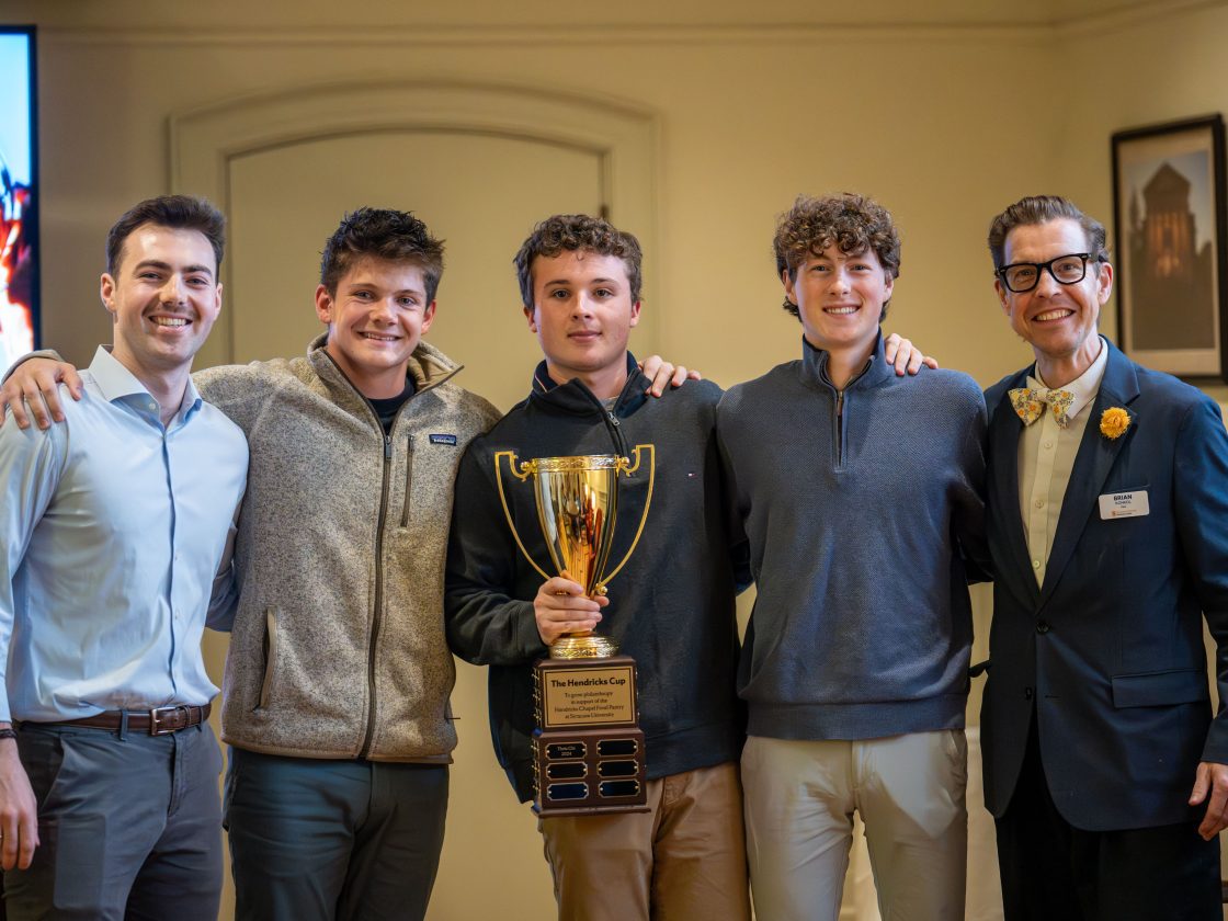 Giving for a Common Good: Fraternities and Sororities Compete for the Inaugural Hendricks Cup