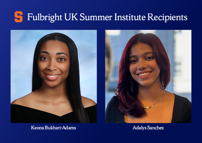 2 Students Selected for Prestigious Fulbright UK Summer Institutes