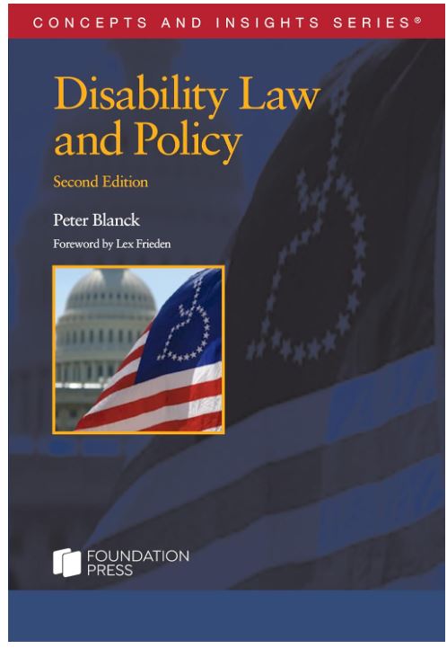 Cover of "Disability Law and Policy" section edition book by Peter Blanck