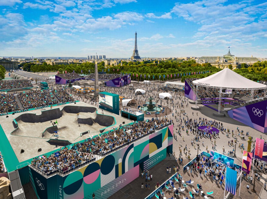 graphic of Olympic park