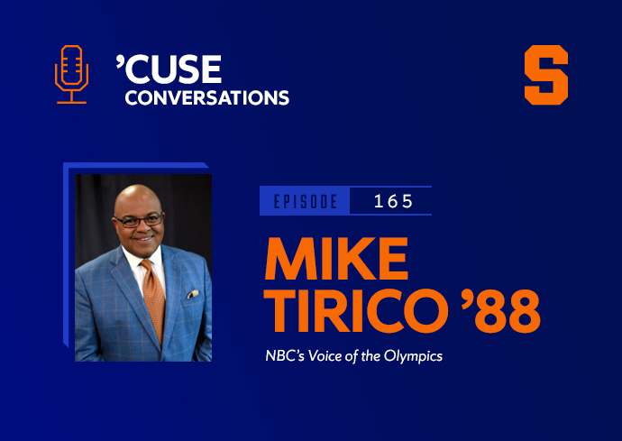 NBC’s Voice of the Olympics Mike Tirico ’88: Memorable Olympic Moments and a Love for All Things Orange (Podcast)