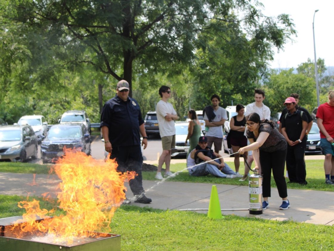 Fire and Life Safety Services Hosts RAs for Fire Safety Academy
