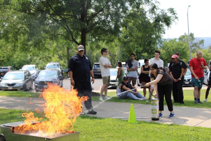 Fire and Life Safety Services Hosts RAs for Fire Safety Academy