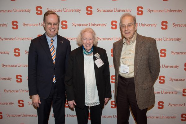 Chancellor Kent Syverud with Sarah "Sally" Short