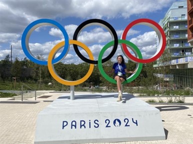 Nutrition Alumna Maggie McCrudden ’14 Shares Her Experiences Working With Team USA in Paris