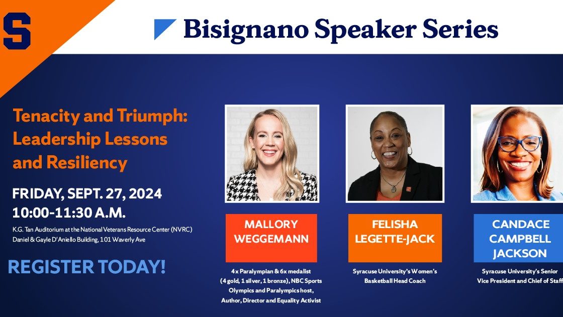Inaugural Bisignano Speaker Series Brings Trailblazing Women Athletes to Campus