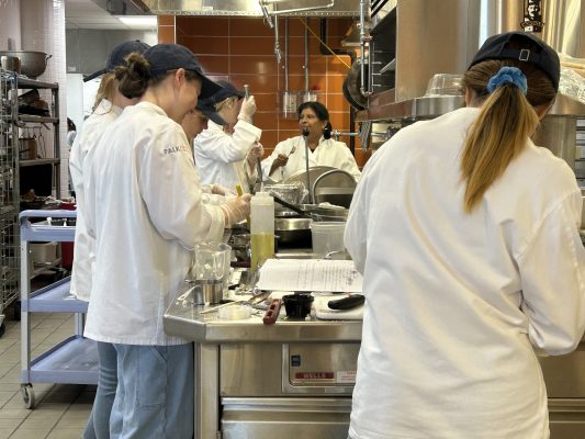 Indian Chef Madhu Gadia at Falk College.