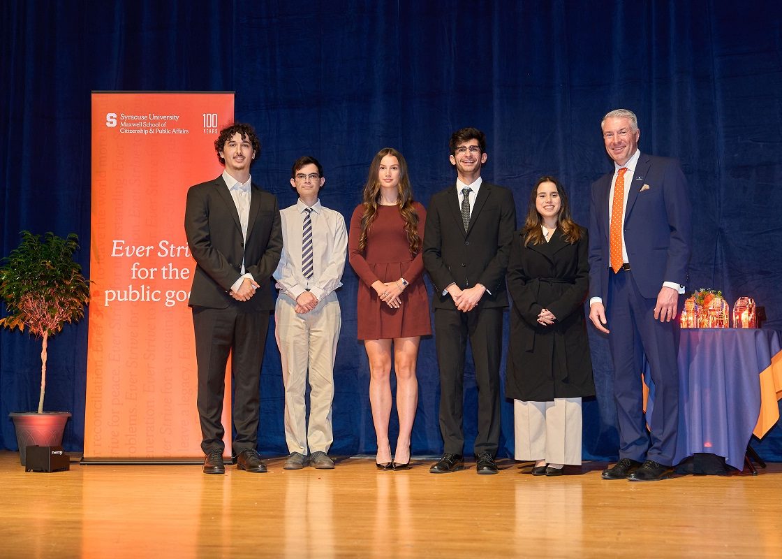 Maxwell Honors 9 Students With Centennial Scholar Awards
