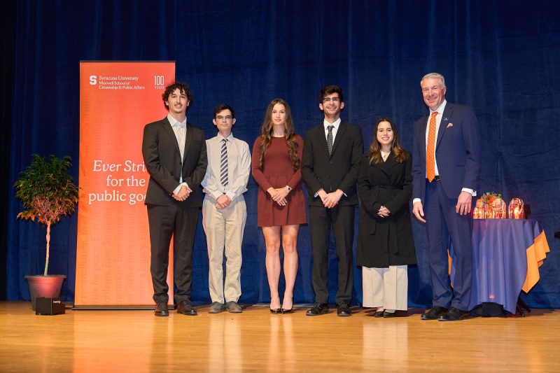 Maxwell Honors 9 Students With Centennial Scholar Awards