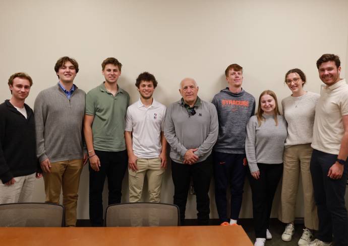 Sports Marketing Expert Brandon Steiner Shares Stories, Insights With Falk College Students