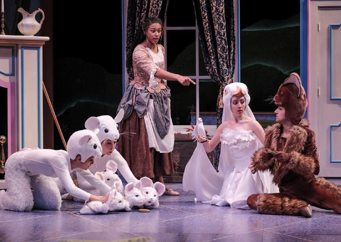 A scene from "Rodgers and Hammerstein's Cinderella" at Syracuse Stage.