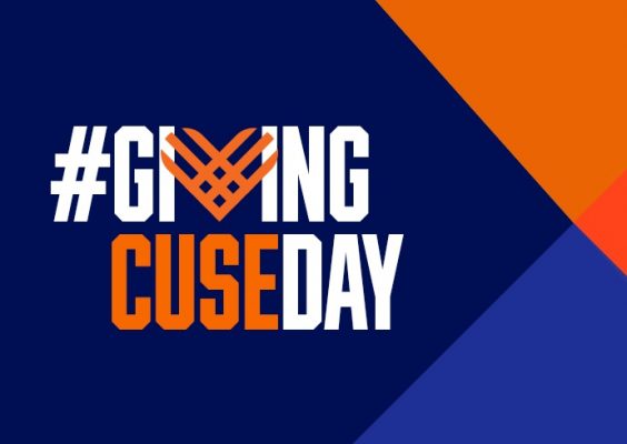 graphic with the words #GivingCuseDay