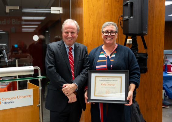 Kelly Delevan Receives 2024 Libraries’ Distinguished Service Award
