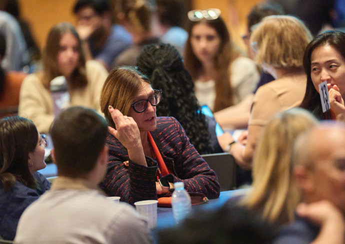 University community members engage in conversation during the October 2024 Life Together event