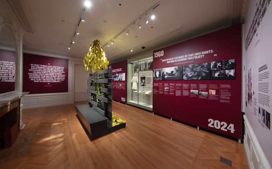 An exhibition on display at the Smithsonian.