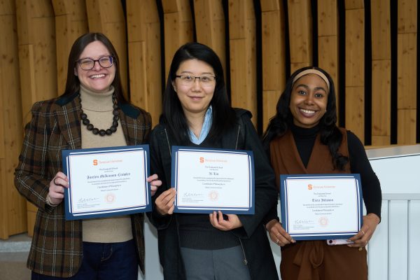Doctoral Candidates Recognized at Special Ceremony Hosted by the Graduate School