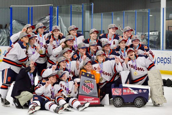 Falk College’s Jordan Boron Plays Key Role in National Title for Women’s Club Hockey Team