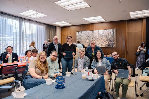 Student employees and librarians celebrate Libraries' studennt employees