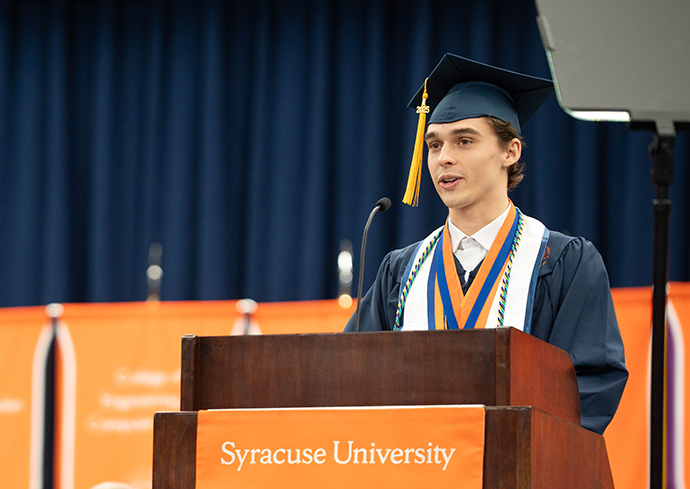 Student Speaker Jonathan Collard de Beaufort ’25: ‘Let’s Go Be Brilliant’
