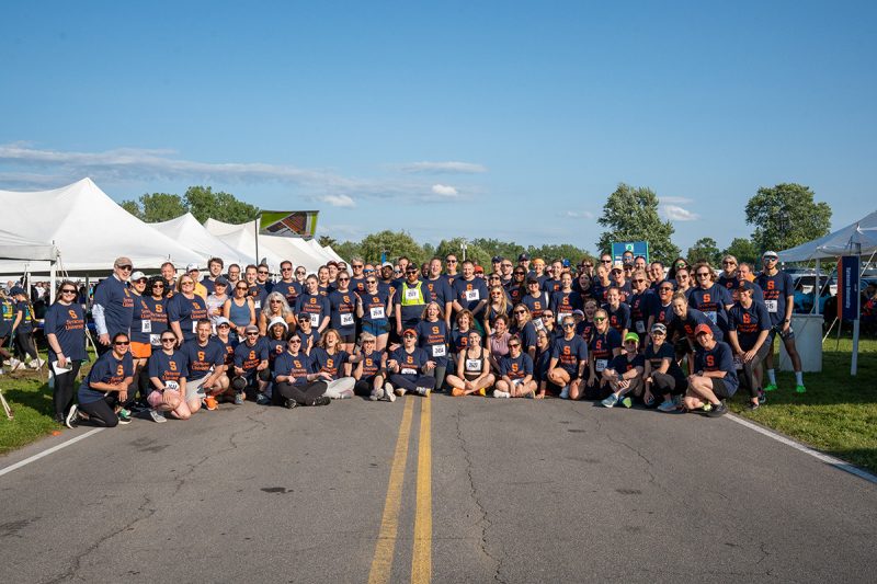On Your Mark, Get Set, Go Orange! Faculty and Staff at the Syracuse WorkForce Run (Gallery)