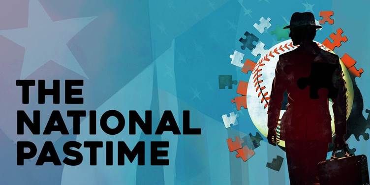 artwork for the play "The National Pastime"