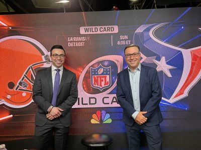 Ian ’90 and Noah Eagle ’19 Share a Love of Sportscasting and Storytelling