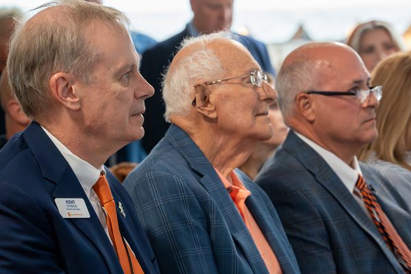 Chancellor Kent Syverud, John Sala and Pete Sala