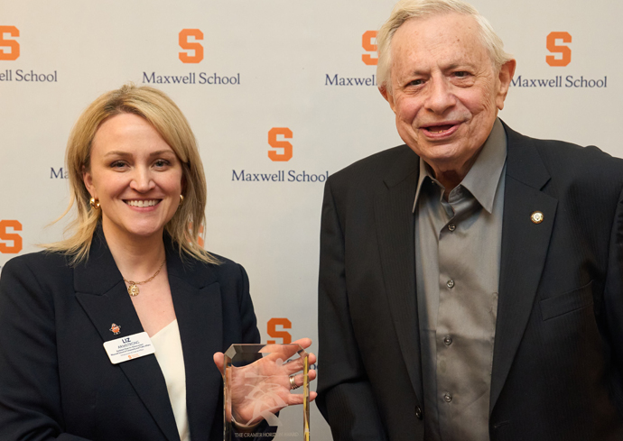 Maxwell School Honors Alumnus Elliot Stamler ’60 With Cramer Horizon Award
