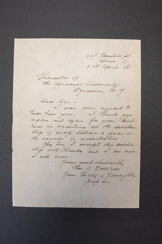 Handwritten letter dated April 27, 1888.