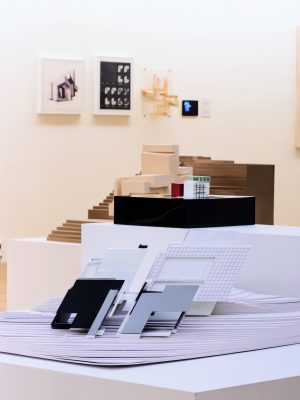 Various components of the Eisenmann exhibition