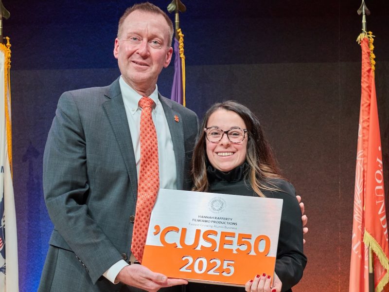 How a ’CUSE50 Honoree Gives Back to Falk College Students