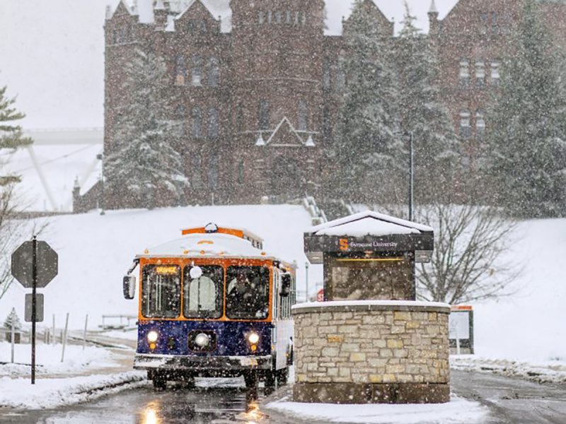 All Campus Transportation to Stop Sunday, Jan. 25, at 4 p.m. Due to Weather