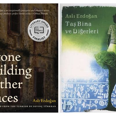 Two book covers side by side. One is an original version in Turkish and the other is its English translation.