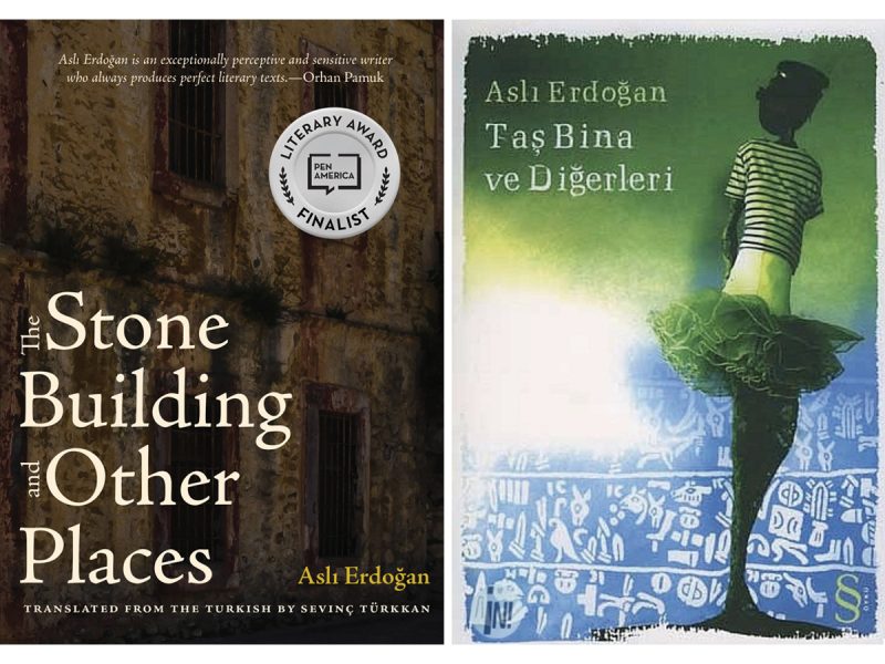 Two book covers side by side. One is an original version in Turkish and the other is its English translation.