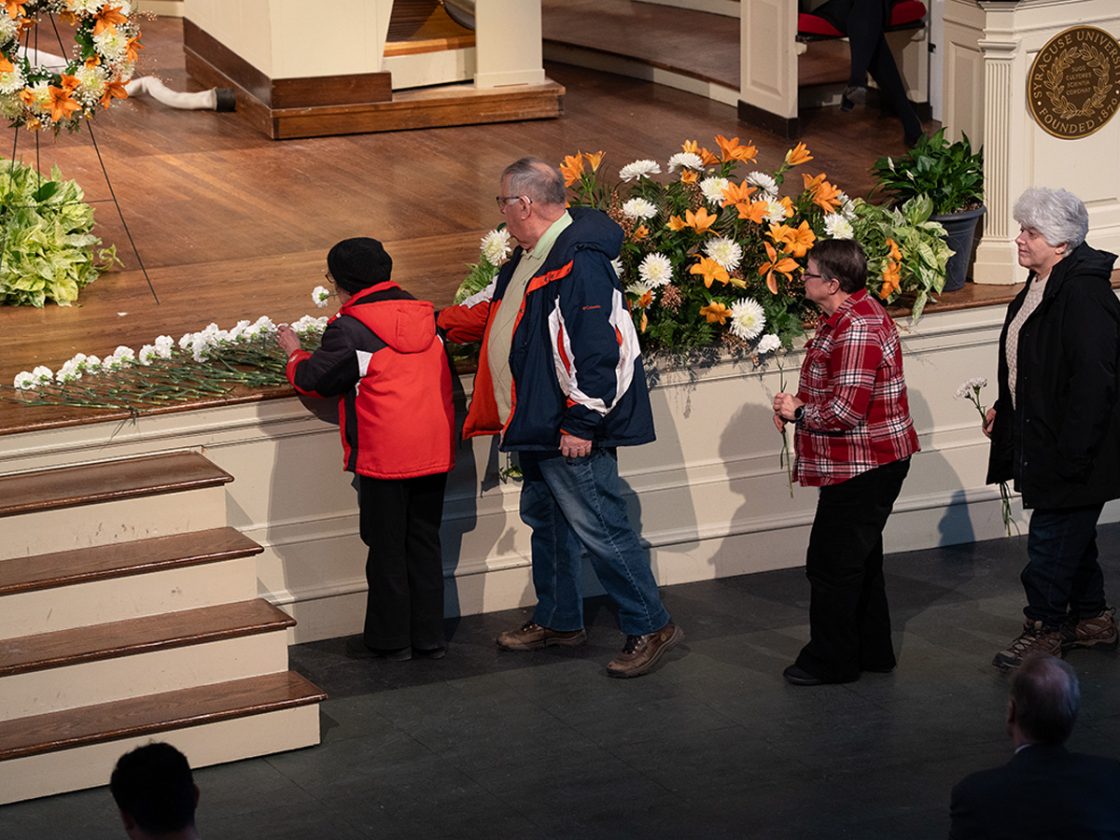University, SUNY ESF Hold 10th Annual Service of Commemoration