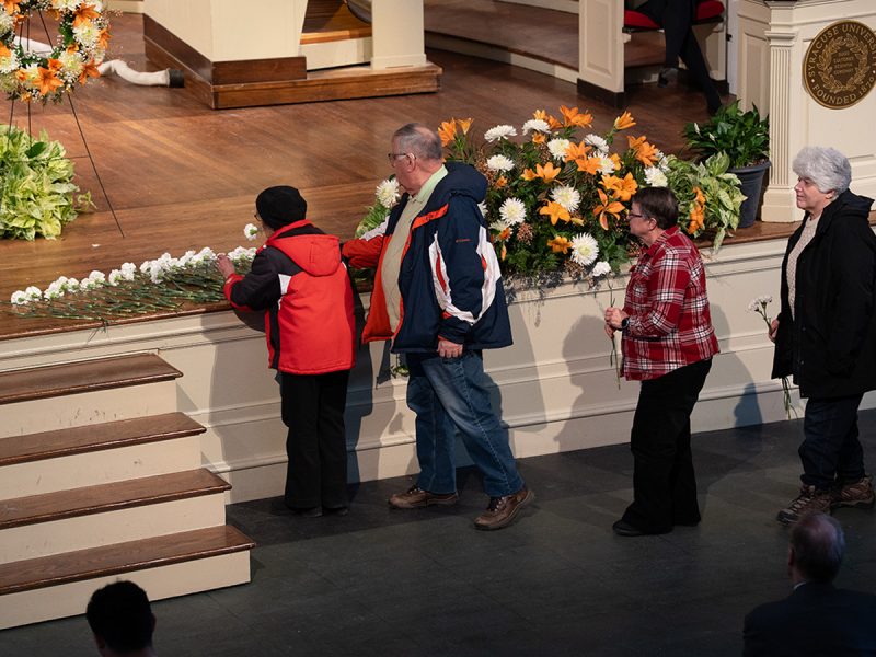 University, SUNY ESF Hold 10th Annual Service of Commemoration