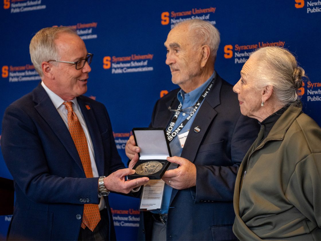 Founders of The Alexia at Newhouse Awarded With School’s Highest Medal