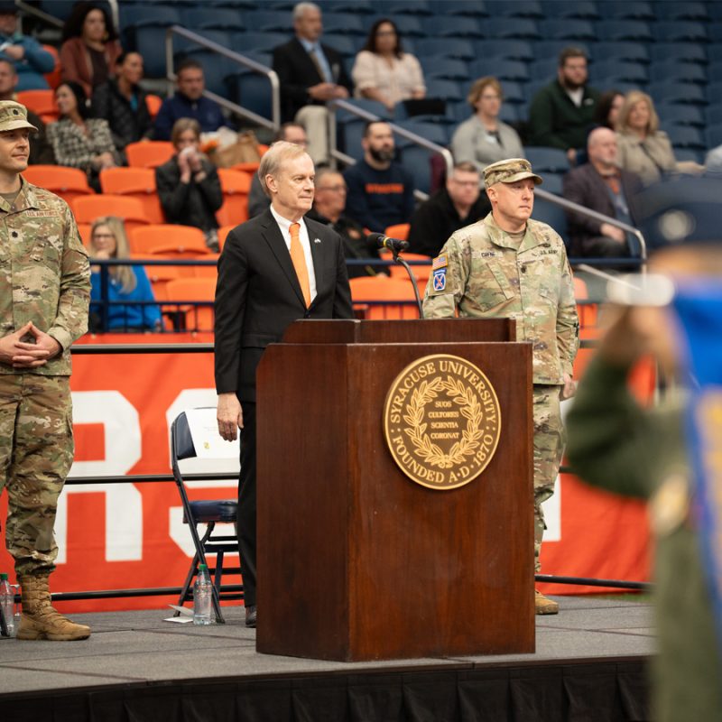 109th Chancellor’s Review Honors Army, Air Force ROTC Cadets