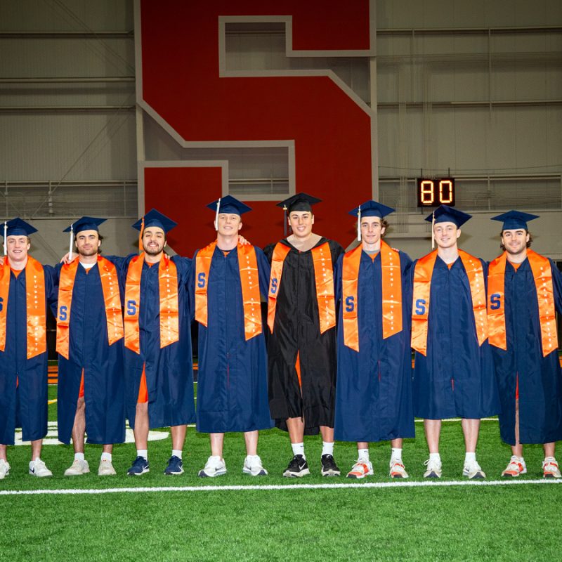 Caps, Gowns and Postseason Success for Men’s Lacrosse Seniors