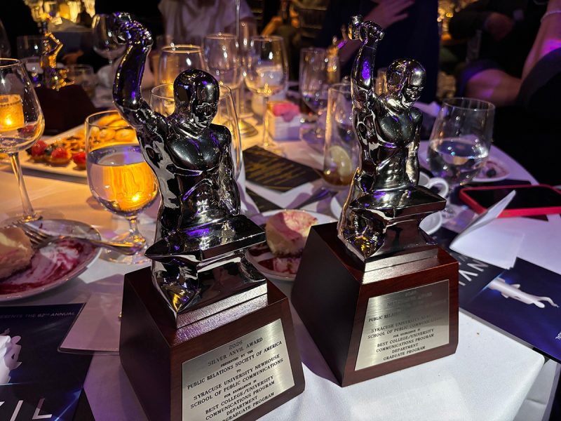 Newhouse Public Relations Programs Earn Top National Honors from PRSA