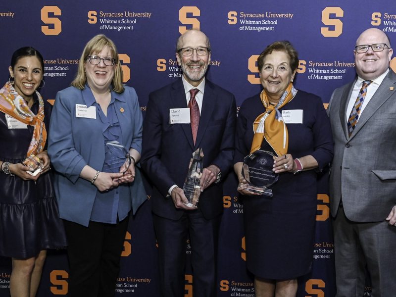Whitman School Celebrates Community, Alumni and Corporate Partners