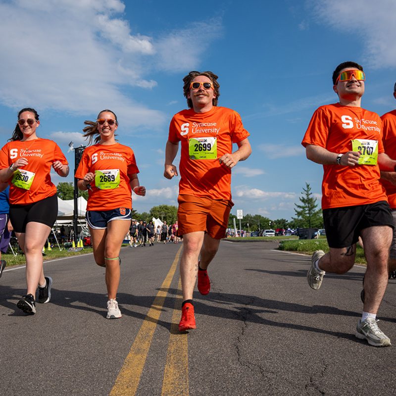 Syracuse University Shows Up Strong at 2025 Workforce Run (Photo Gallery)