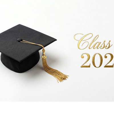 Class of 2026 with graduation cap