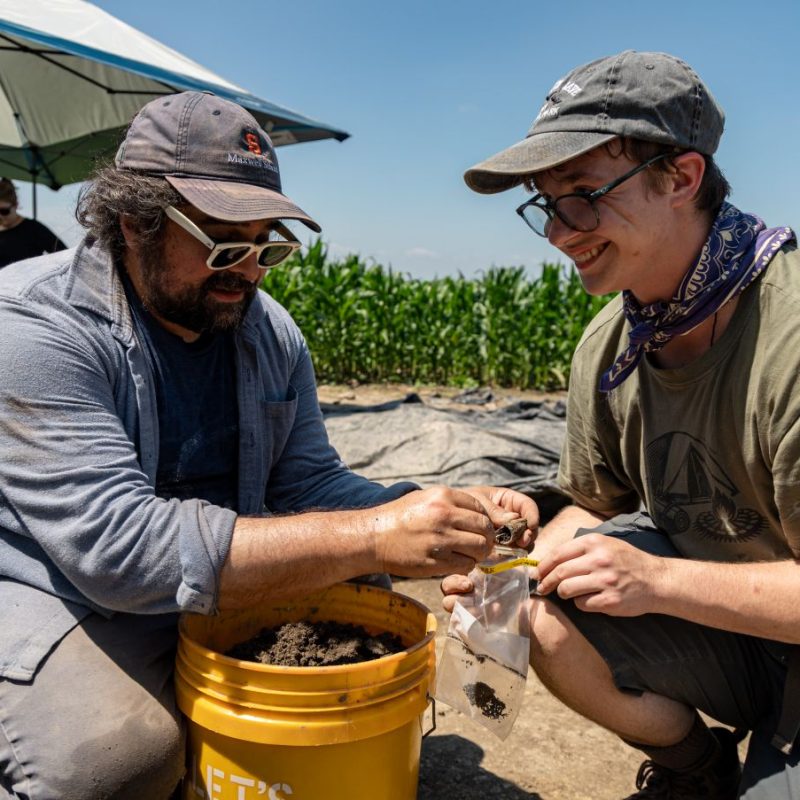 Digging for Answers: Student Returns to Wisconsin Cornfield for Mining Town Excavation