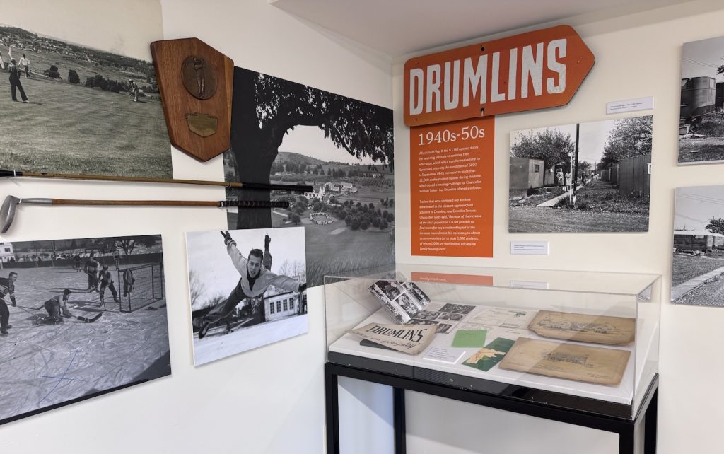 Student Gets Hands-On Lesson in Exhibition Design With Drumlins Gallery