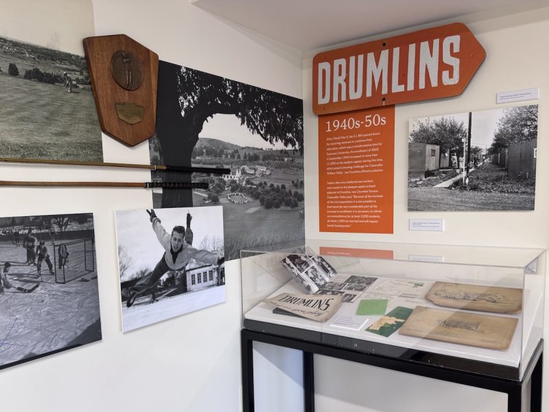 Student Gets Hands-On Lesson in Exhibition Design With Drumlins Gallery