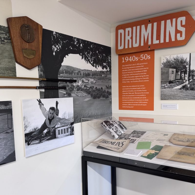 Student Gets Hands-On Lesson in Exhibition Design With Drumlins Gallery