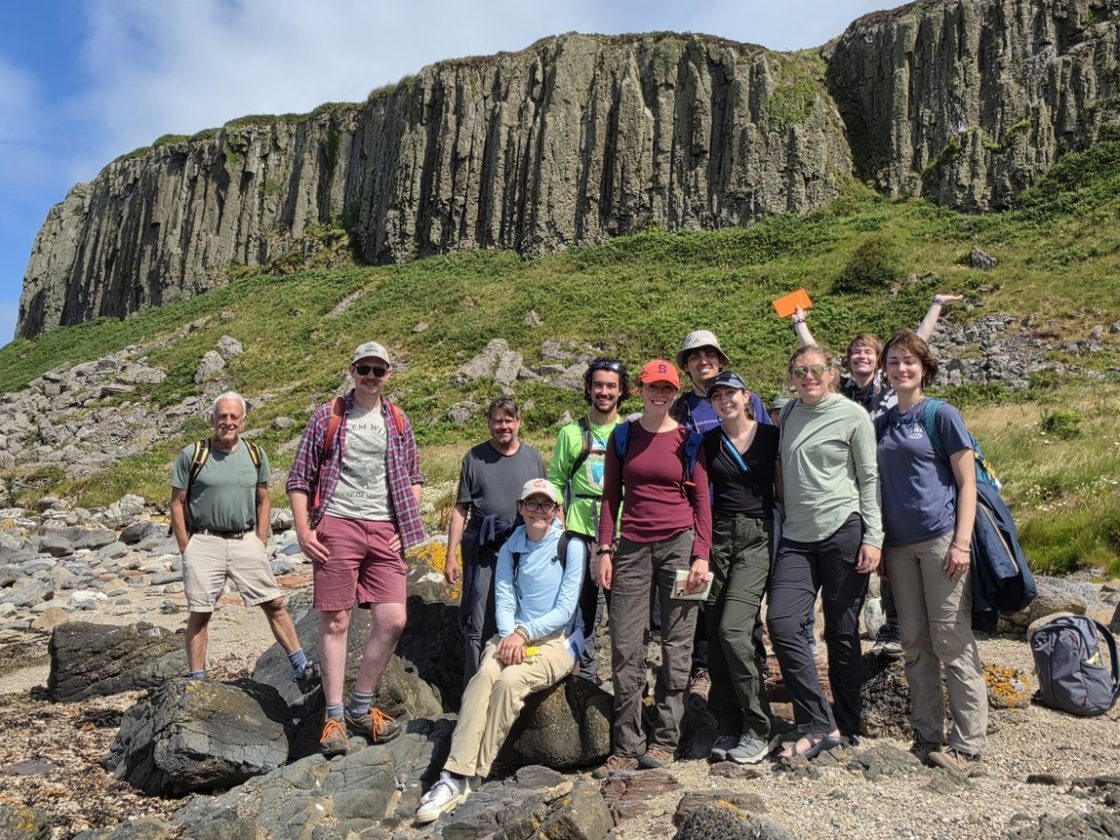 Students Explore Geology in Scotland, Birthplace of the Field