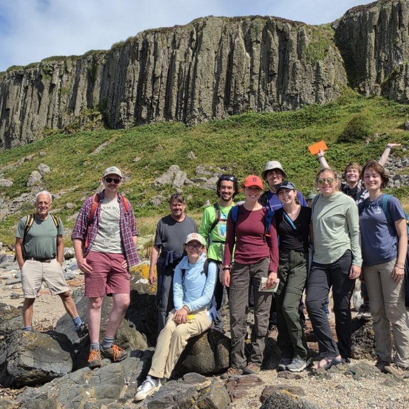 Students Explore Geology in Scotland, Birthplace of the Field