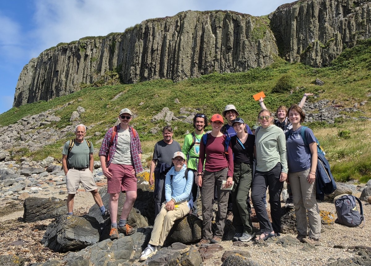 Students Explore Geology in Scotland, Birthplace of the Field